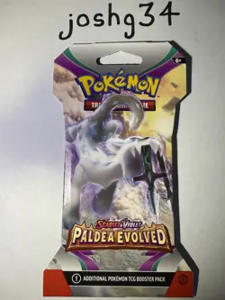 1x POKEMON SV PALDEA EVOLVED BOOSTER PACK SEALED AND UNWEIGHED - Image 1