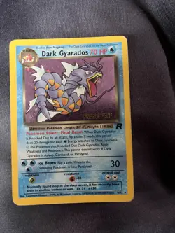 Pokemon Dark Gyarados Prerelease Promo Team Rocket 8/82 Holo Rare #8 - Image 1