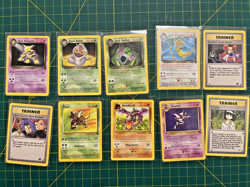Pokemon TCG - Fossil, Team Rocket, Gym Heroes - Lot of 10 - 22/82 Dark Dragonite - Image 1