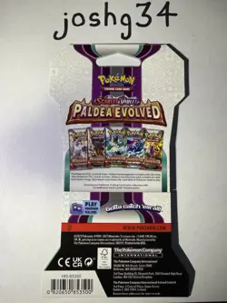 1x POKEMON SV PALDEA EVOLVED BOOSTER PACK SEALED AND UNWEIGHED - Image 2