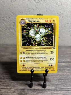 Magneton 26/62 Fossil Regular Rare-Pokemon TCG-WOTC-Fast Shipping-LP/NM!! - Image 1