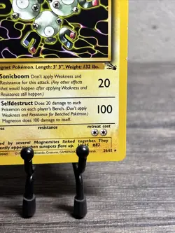 Magneton 26/62 Fossil Regular Rare-Pokemon TCG-WOTC-Fast Shipping-LP/NM!! - Image 5