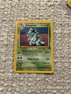 Pokemon TCG Nidoqueen Jungle 7/64 Holo Unlimited Holo Rare - Image 1