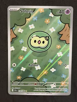 Solosis Illustration Rare 118/086 Pokemon Black Bolt English IR (Ships Fast!) - Image 1