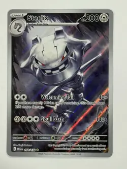 Steelix 150/132 Illustration Rare Pokemon Mega Evolution NM - Image 1