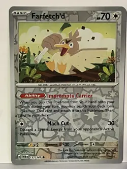Farfetch'd Reverse Holo 132/167 SV06: Twilight Masquerade NM Pokemon Fast Ship - Image 1