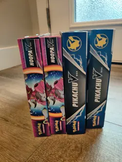 Pokemon TCG: 2x Hoopa V Box & 2x Pokemon Pikachu V box - New and Sealed - Image 4