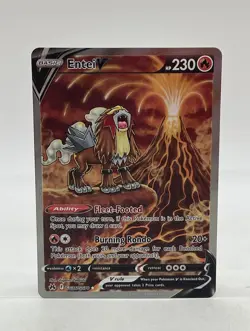 Pokemon TCG Crown Zenith Galarian Gallery Entei V #GG36/GG70 Ultra Rare - Image 1