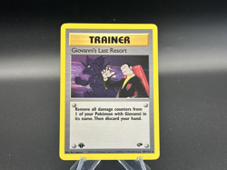 Giovanni's Last Resort - 1st Edition - 105/132 Gym Challenge - Pokemon TCG 2000 - Image 1