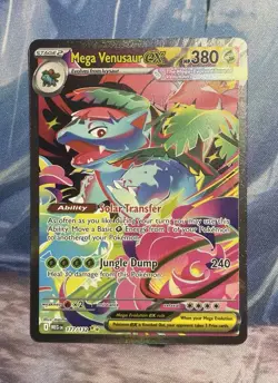 Pokemon TCG Mega Evolution - Mega Venusaur EX SIR 177/132 - PSA 10 Worthy! - Image 1