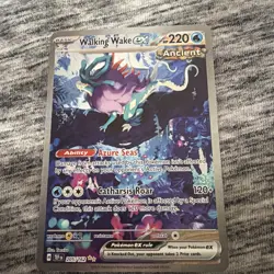 Pokemon TCG Walking Wake EX 205/162 SIR SV05: Temporal Forces ENGLISH NM M - Image 1