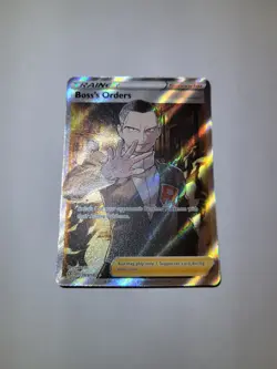 Pokemon TCG Boss’s Orders 189/192 - Rebel Clash Full Art Giovanni (2020) - Image 1