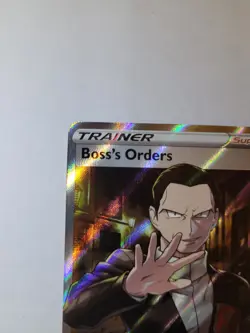 Pokemon TCG Boss’s Orders 189/192 - Rebel Clash Full Art Giovanni (2020) - Image 5