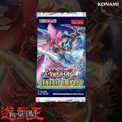 Genesis Impact Booster Pack Yu-Gi-Oh! TCG GEIM 1st ed Eng - Image 1