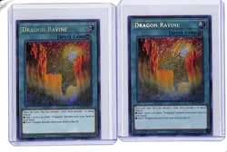 (2) Lot Yu Gi Oh! Dragon Ravine Legendary Collection Secret Rare #LCKC-EN072 - Image 1