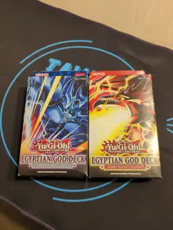 YuGiOh EGYPTIAN GOD DECK: SLIFER and OBELISK DECKS SET of 2 SEALED - Image 1