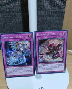 Yu-Gi-Oh! Dominus Impulse & Dominus Purge 1st Edidtion NM Prismatic Secret Rare - Image 2