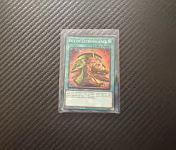 Yugioh x3 Pot of Extravagance RA01-EN059 Super Rare 1st Edition NM - Image 1