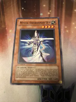 YuGiOh - Mystic Swordsman LV4 (1st Ed.) #SD5-EN014 - Common - Lightly Played - Image 1