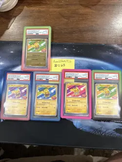 Pikachu Batik Shirt Indonesia Journey PSA 10 5 Piece Set Promo Card Pokemon TCG - Image 1