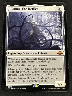 Magic: The Gathering Ulamog, the Defiler 0015 Modern Horizons 3 Mythic Card NM - Image 1