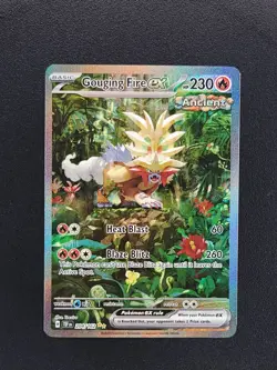 Gouging Fire EX 204/162 TEF Temporal Forces SIR Pokemon TCG Card NM - Image 1
