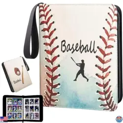 Baseball Card Binder - 900 Pocket Trading Card Holder Album, Dustproof Storage - Image 1