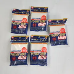 5 Sets KMC Clear Card Barrier Hyper Mat Mini Sleeves 300pcs 577 Tournament Spec - Image 2