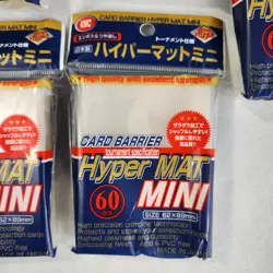 5 Sets KMC Clear Card Barrier Hyper Mat Mini Sleeves 300pcs 577 Tournament Spec - Image 3