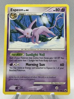 2008 Diamond & Pearl - Majestic Dawn Espeon #18 Non Holo Rare Pokemon Card - Image 1