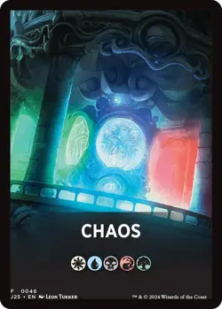 Chaos Theme Card - Foundations Jumpstart (J25) - NM - MTG - Image 1