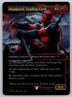 Deadpool, Trading Card (Rainbow Foil) M Secret Lair Drop 1753 NM MTG - Image 1