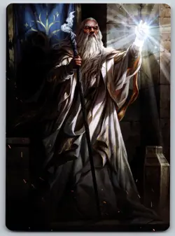 Gandalf the White Art Card S Art Series: Universes Beyond: The Lord of the Rings - Image 1