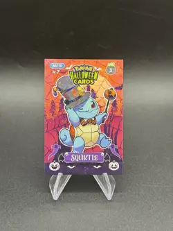 Pokemon Squirtle Costume Holo Collectoons Halloween Card 3 Peru US Seller - Image 1