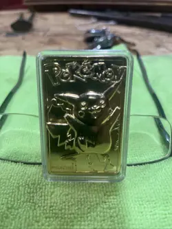 1999 Pokemon Burger King 23K Gold Plated Trading Card - PIKACHU Card Only - Image 1