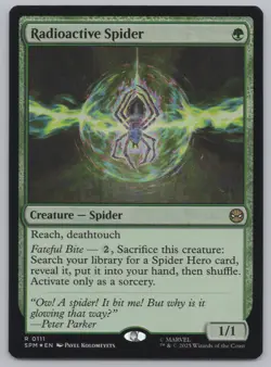 MTG - FOIL Radioactive Spider - Marvel's Spider-Man (SPM) -r532 - Image 1