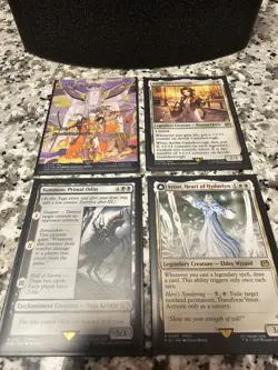 Final Fantasy MTG - Lot of 4 Cards Rare & Uncommon Borderless (Near Mint) - Image 1