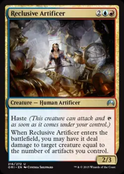 Reclusive Artificer -Foil Light Play MTG Magic Origins - Image 1