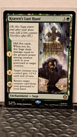 MTG Spider-Man - Kraven's Last Hunt #105 (Rare Enchantment) - Image 3