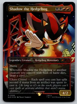 Shadow the Hedgehog (Rainbow Foil) - M Secret Lair Drop - 2086 NM MTG - Image 1