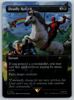Deadly Rollick (Rainbow Foil) R Secret Lair Drop 1754 NM MTG - Image 1