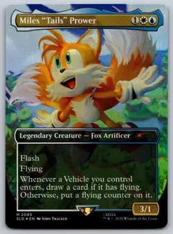 Miles "Tails" Prower (Rainbow Foil) M Secret Lair Drop Series 2085 NM MTG - Image 1