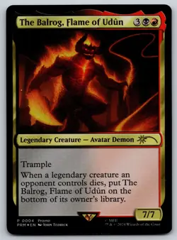 The Balrog, Flame of Udun - P 0004 Promos - NM MTG - Image 1