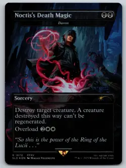 Noctis's Death Magic - Damn (Rainbow Foil) R Secret Lair Drop Series 1870 NM MTG - Image 1