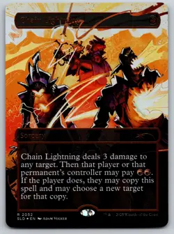 Chain Lightning - (Raised Foil) R Secret Lair Drop Series 2052 NM MTG - Image 1