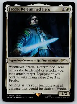 Frodo, Determined Hero - P 0001 NM MTG - Image 1