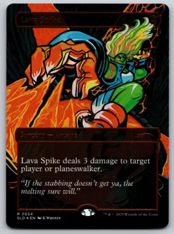 Lava Spike - (Raised Foil) R Secret Lair Drop Series 2054 NM MTG - Image 1