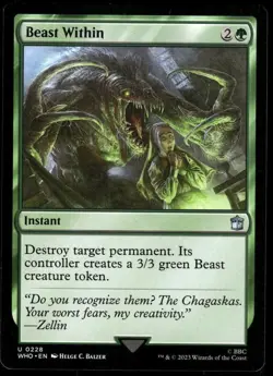 1x Beast Within - Universes Beyond: Doctor Who - NM - MTG pack fresh - Image 1