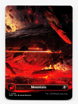 Mountain (265) (Borderless) - [Edge of Eternities] MTG Magic NM/M 🔥 - Image 3