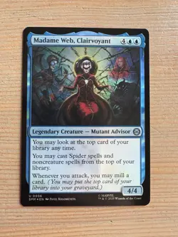 Madame Web, Clairvoyant - 36 - MTG: Marvel’s Spider-Man - Uncommon - FOIL - Image 1